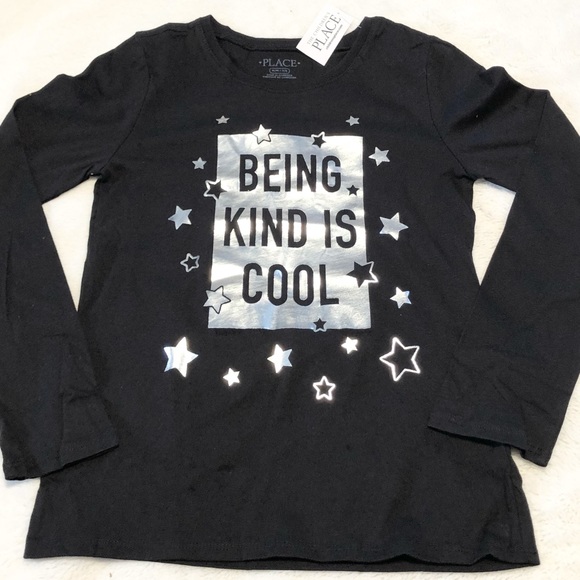 🆕Girl’s BEING KIND IS COOL Graphic Tee - Picture 5 of 7
